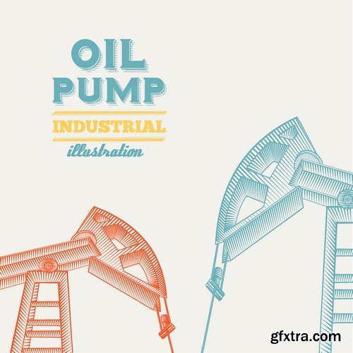 Stock Vectors - Gas and oil industry 4, 25xEPS