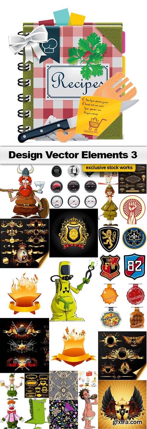 Design Vector Elements 3 - 25x EPS