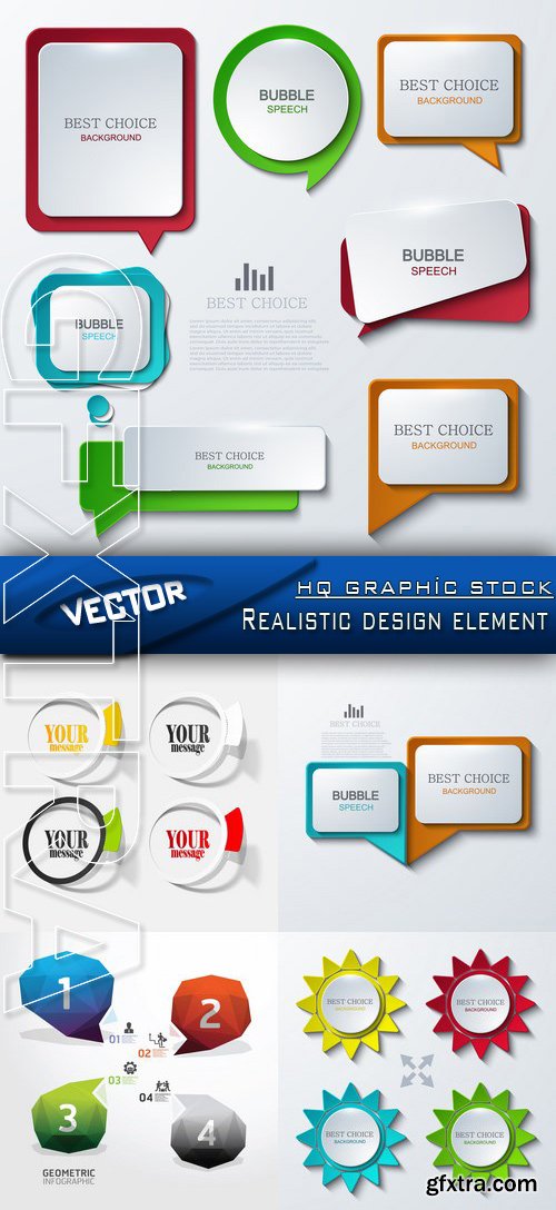 Stock Vector - Realistic design element