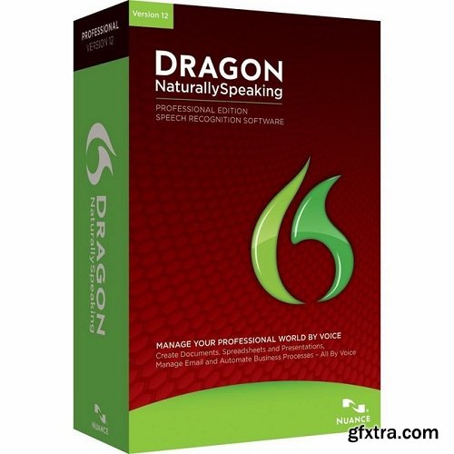 Nuance Dragon NaturallySpeaking 12.50.000.142 Professional Edition