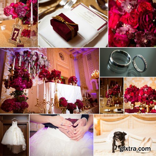 Stock Photos - Wedding design, 25xJPG