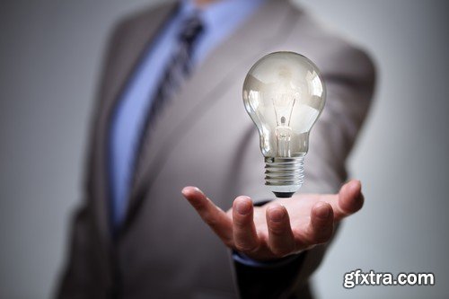 Stock Photos - Light bulb, 25xJPG