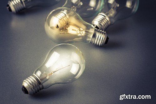 Stock Photos - Light bulb, 25xJPG