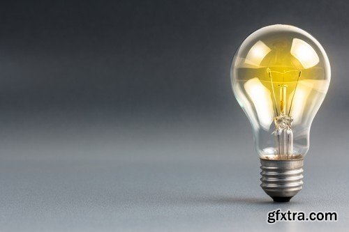 Stock Photos - Light bulb, 25xJPG