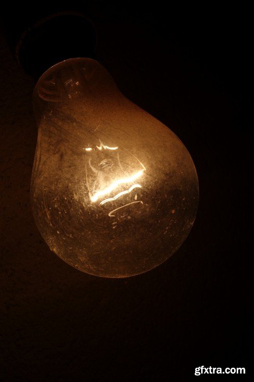 Stock Photos - Light bulb, 25xJPG