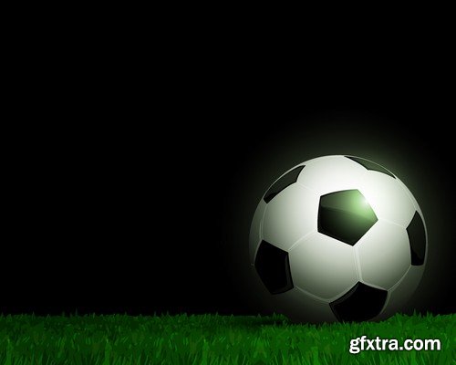 Stock Vectors - Football soccer 9, 25xEPS