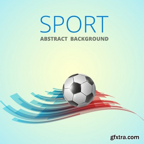 Stock Vectors - Football soccer 9, 25xEPS