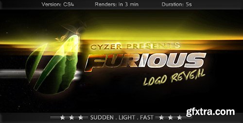 Videohive Furious Logo - Fast Powerful Simple Reveal 5233716