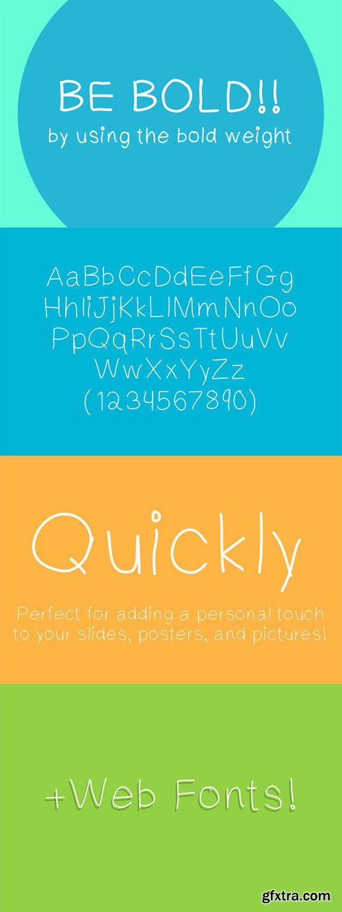 Quickly Handwritten Font