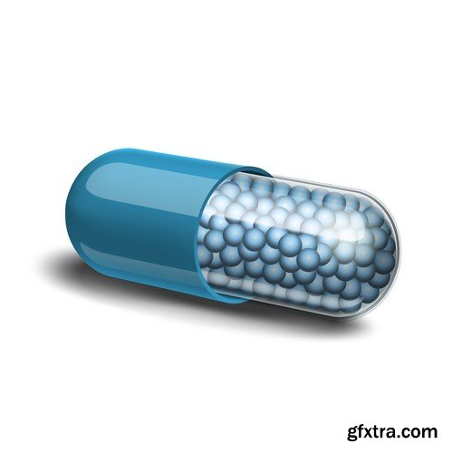 Stock Vectors - Pills, Tablet, medicine 2, 25xEPS