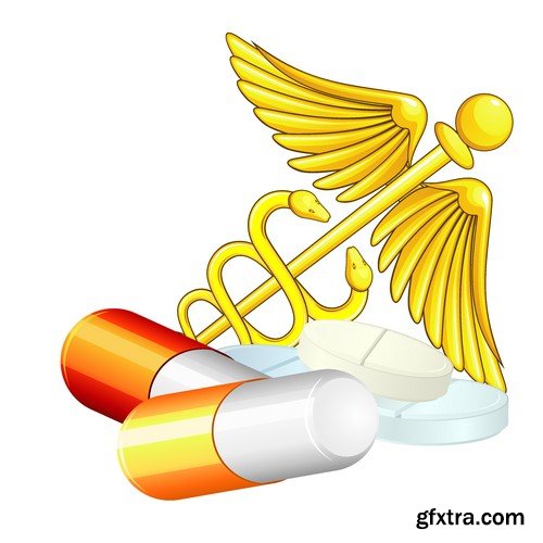 Stock Vectors - Pills, Tablet, medicine 2, 25xEPS