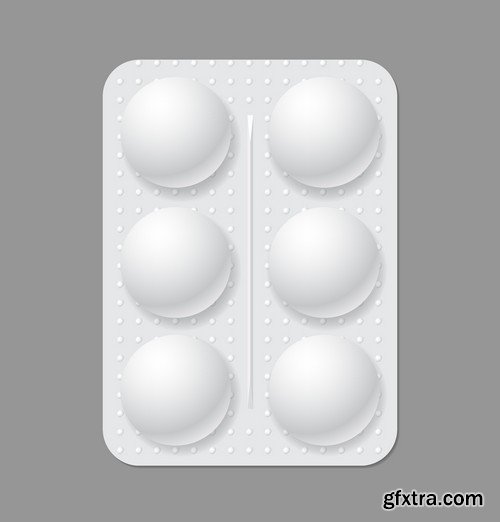 Stock Vectors - Pills, Tablet, medicine 2, 25xEPS