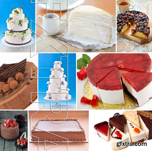 Stock Photos - Wedding cake, 25xJPG