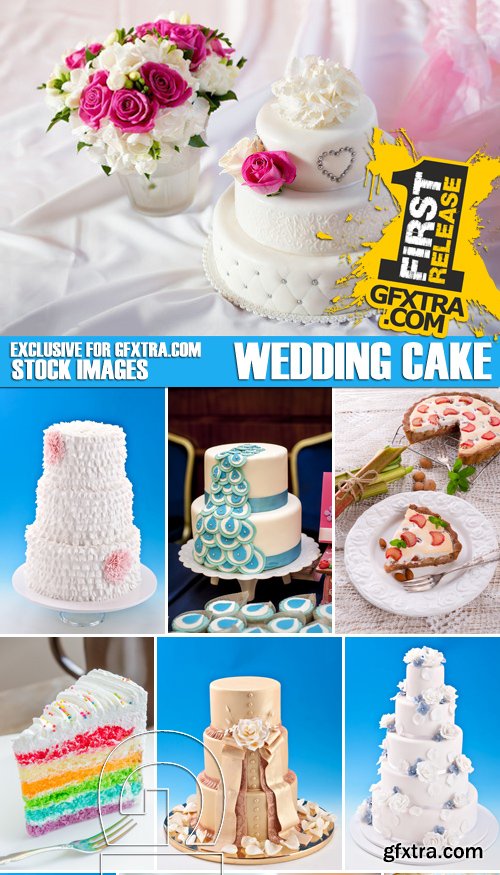 Stock Photos - Wedding cake, 25xJPG