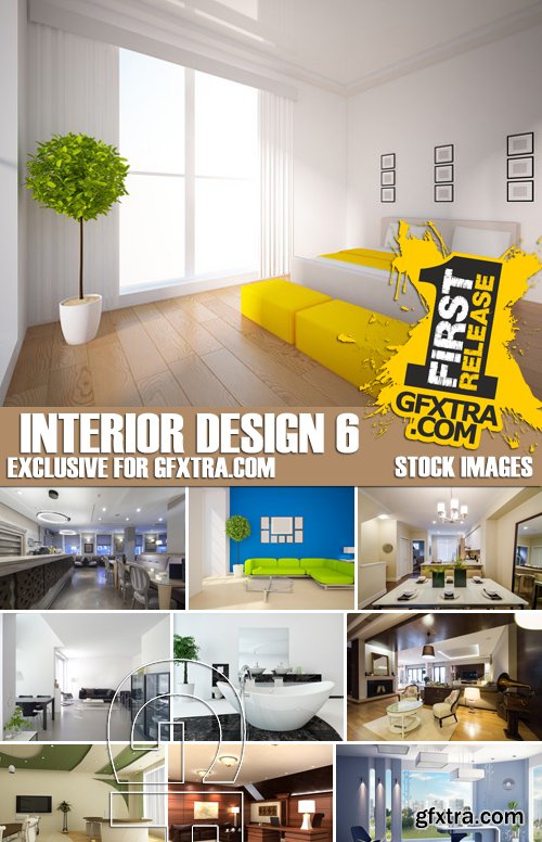 Stock Photos - Interior Design 6, 25xJPG