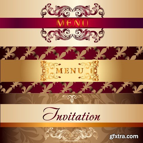 Stock Vectors - Menu 5, 25xEPS