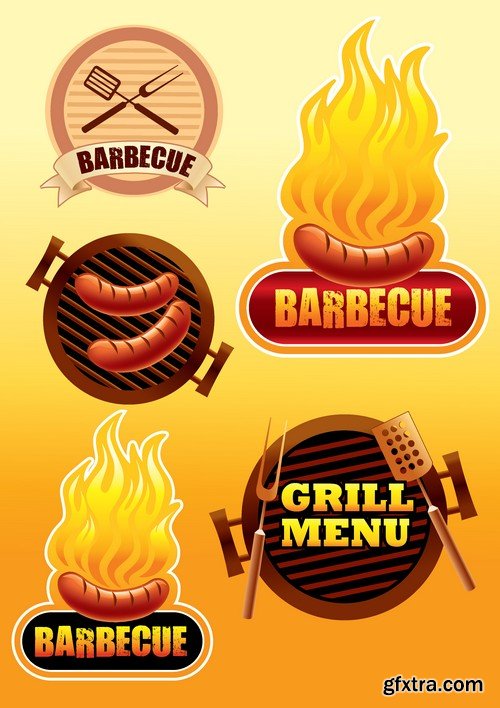 Stock Vectors - Menu 5, 25xEPS