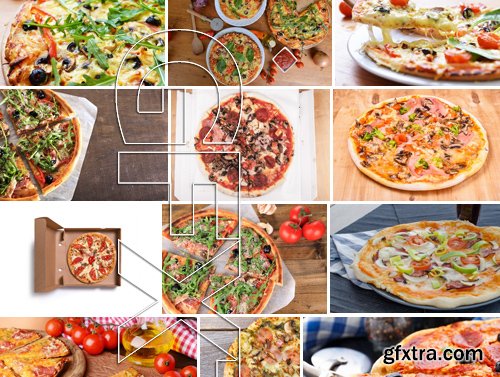 Stock Photos - Pizza, 25xJPG