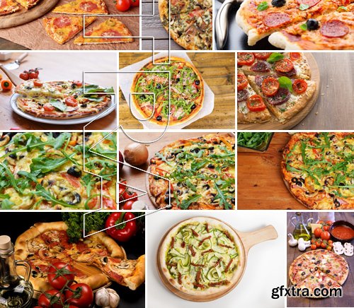 Stock Photos - Pizza, 25xJPG