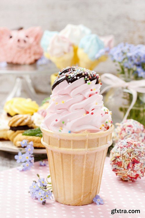 Stock Photos - Ice cream 2, 25xJPG