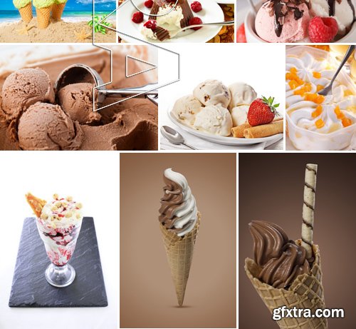 Stock Photos - Ice cream 2, 25xJPG