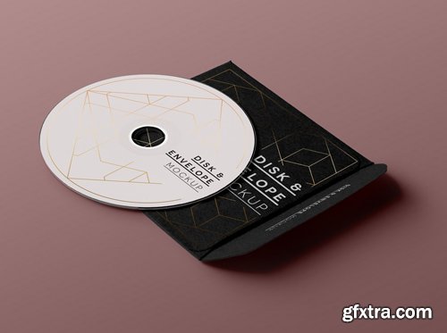 Disk and Folder Mock up Template