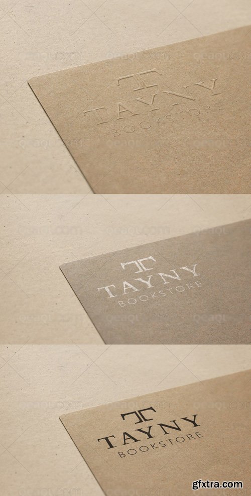 Paper Logo Mockup Template