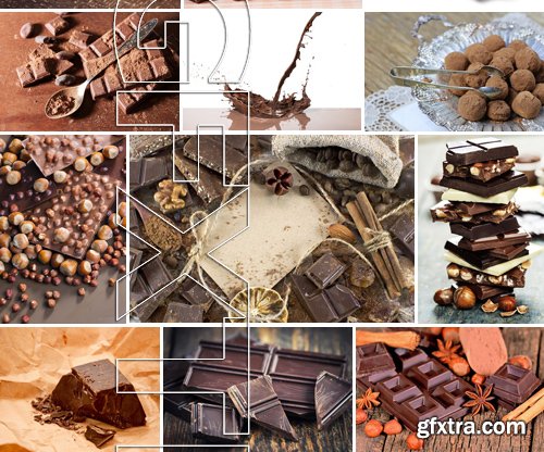 Stock Photos - Chocolate 2, 25xJPG