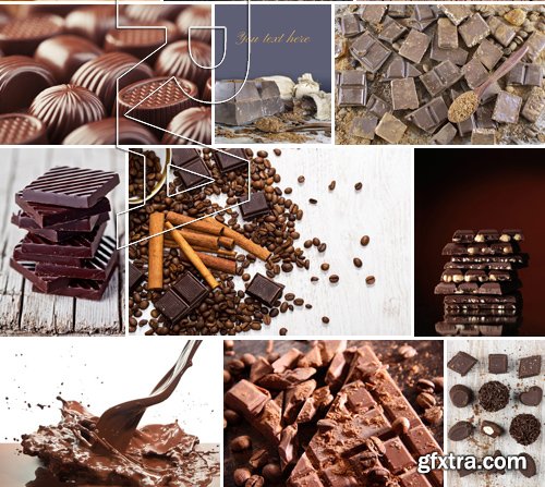 Stock Photos - Chocolate 2, 25xJPG