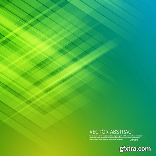 Stock Vectors - Green Abstract Background 2, 25xEPS