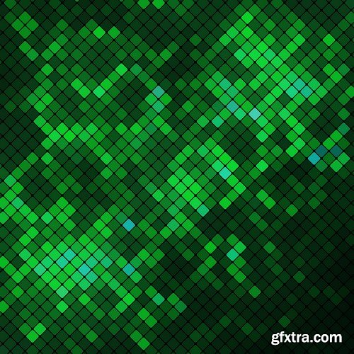 Stock Vectors - Green Abstract Background 2, 25xEPS