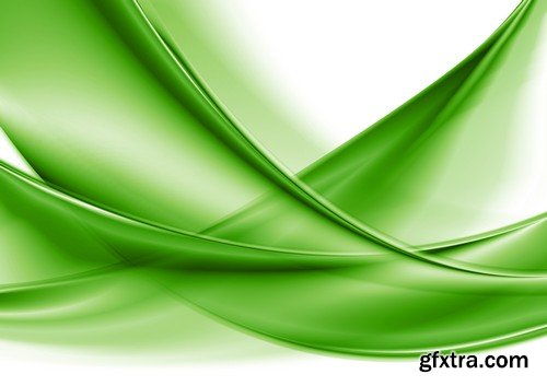 Stock Vectors - Green Abstract Background 2, 25xEPS