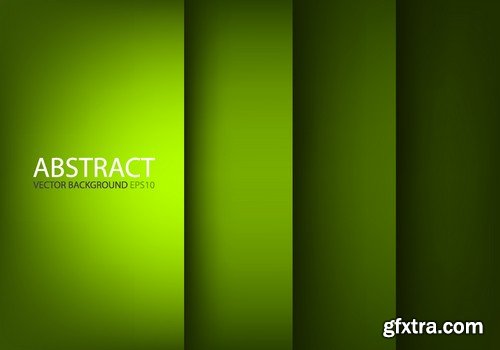 Stock Vectors - Green Abstract Background 2, 25xEPS