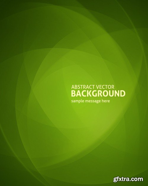 Stock Vectors - Green Abstract Background 2, 25xEPS