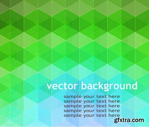 Stock Vectors - Green Abstract Background 2, 25xEPS