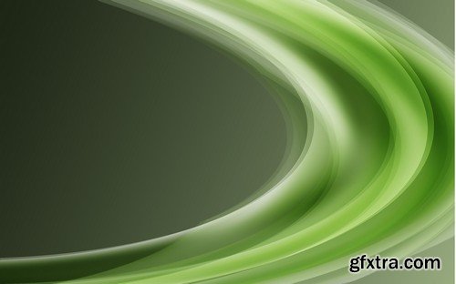 Stock Vectors - Green Abstract Background 2, 25xEPS