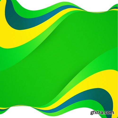 Stock Vectors - Green Abstract Background 2, 25xEPS