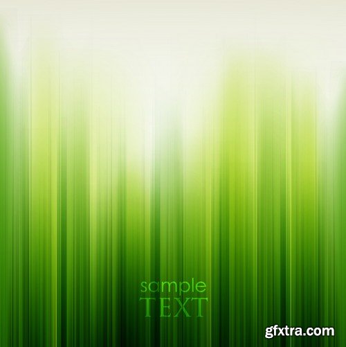 Stock Vectors - Green Abstract Background 2, 25xEPS