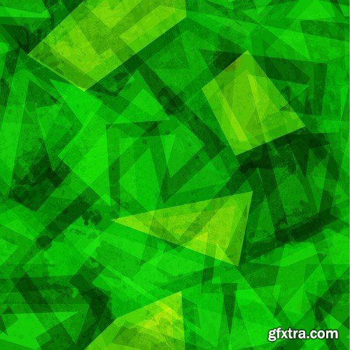 Stock Vectors - Green Abstract Background 2, 25xEPS