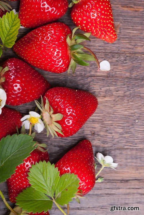 Stock Photos - Strawberry 2, 25xJPG