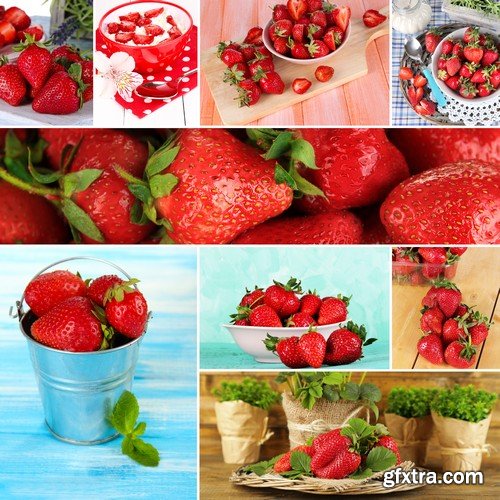 Stock Photos - Strawberry 2, 25xJPG