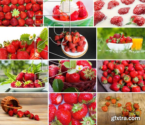 Stock Photos - Strawberry 2, 25xJPG