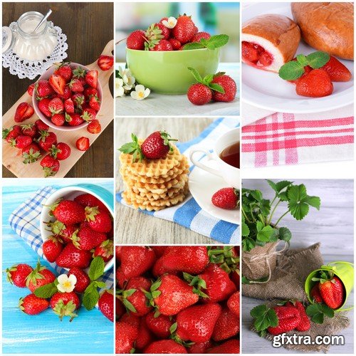 Stock Photos - Strawberry 2, 25xJPG