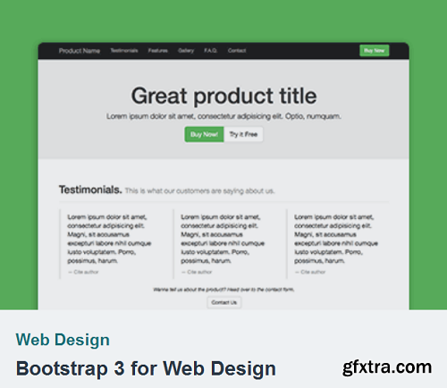 Tutsplus - Bootstrap 3 for Web Design