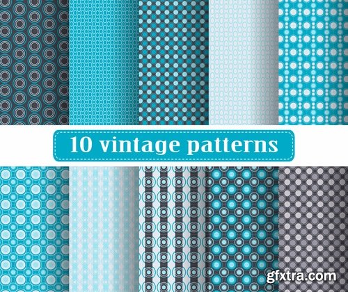 Abstract Seamless patterns set #9 - 24 Eps