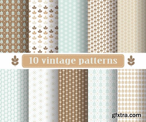 Abstract Seamless patterns set #9 - 24 Eps