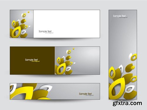 Stock Vectors - Banners, 25xEPS