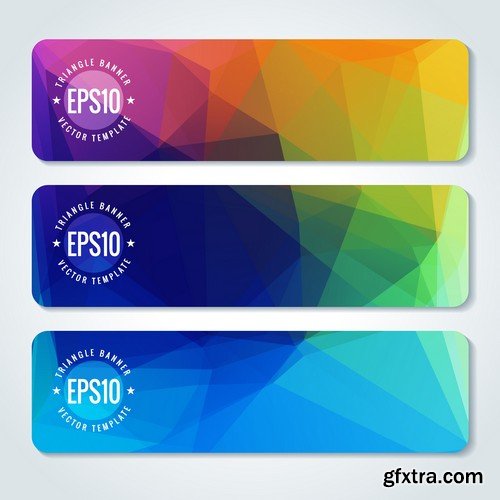 Stock Vectors - Banners, 25xEPS