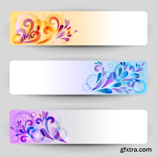 Stock Vectors - Banners, 25xEPS