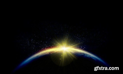 Stock Photos - Planet earth in space 2, 25xJPG